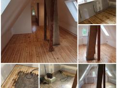 Dachbodenausbau inkl. Trockenbau und Abschleifen des Fußbodens in Bad Harzburg