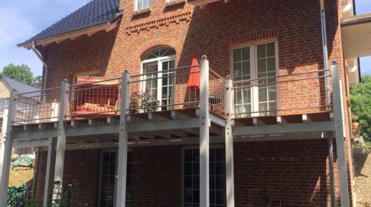 Balkonbau als Fachwerkkonstruktion in Bad Harzburg