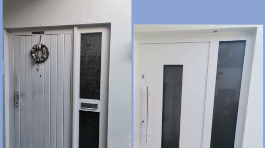 Vorher / Nachher PaX Aktionshaustür in Bad Harzburg