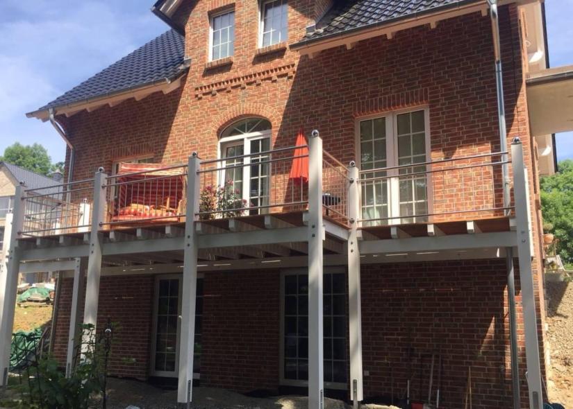 Balkonbau als Fachwerkkonstruktion in Bad Harzburg